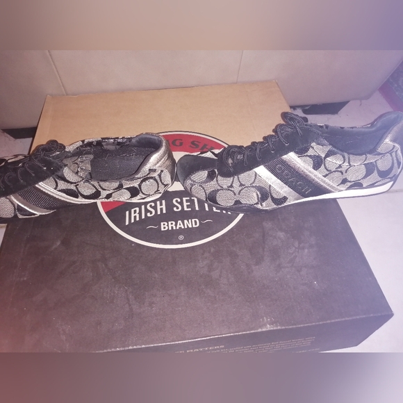 Coach Jayme Q582 Signature Sneakers Size 8M - Picture 9 of 10